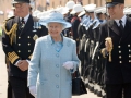 HM Queen arrived at HMS Victory today to inspect a Royal Guard comprised of Royal Navy and Royal Marine personel prior to embarking on HMS Endurance for the Royal Fleet Review in the Solent. Her Majesty was greeted on arrival at HMS Victory by the First Sea Lord, Admiral Sir Alan West.